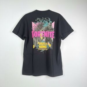 Fortnite Godzilla x Kong Black T-shirt, Small